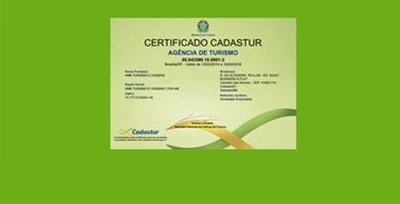 Certificado Cadastur Empres Quero Abadá Carnaval de Salvador